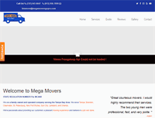 Tablet Screenshot of megamoversgopro.com